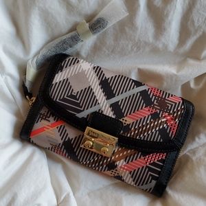 Vera Bradley leather trimmed Ultimate Wristlet